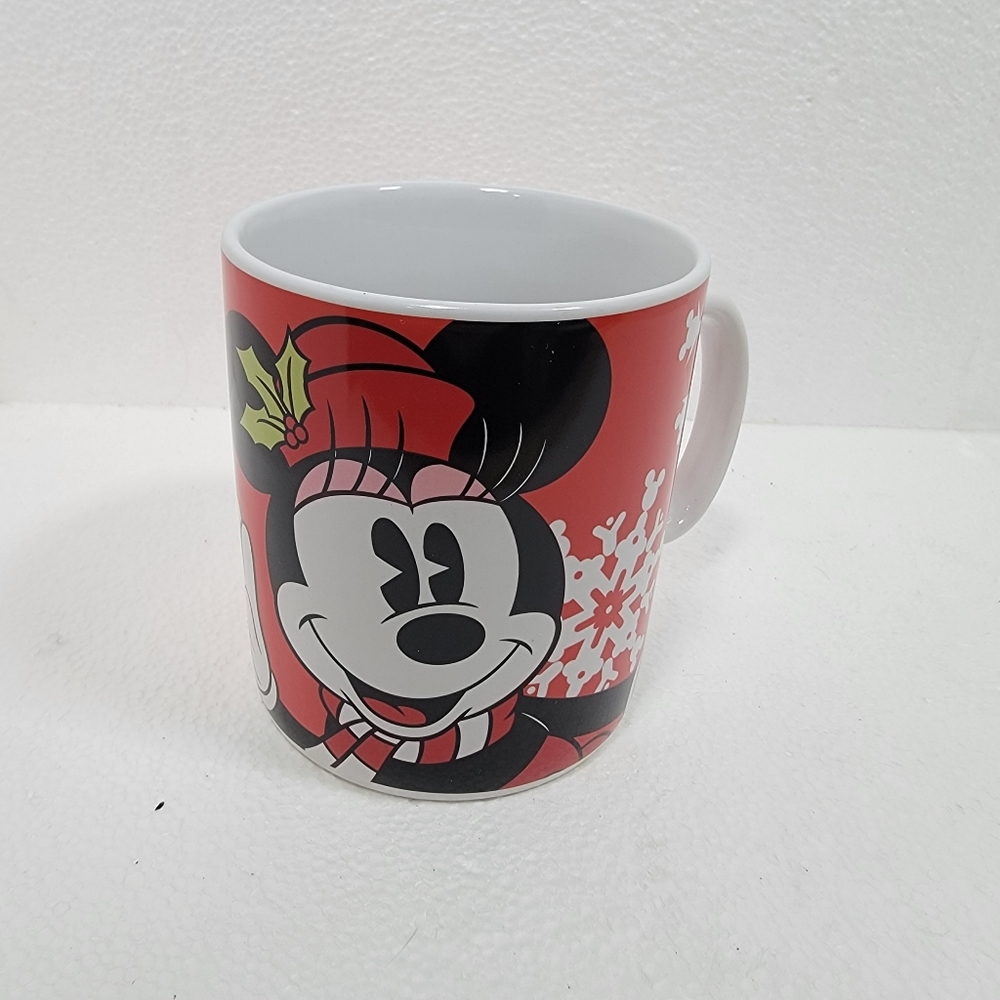 Set of 2 Disney Galerie Huge Mickey & Minnie Mouse Christmas Coffee Mugs - Picture 4 of 16